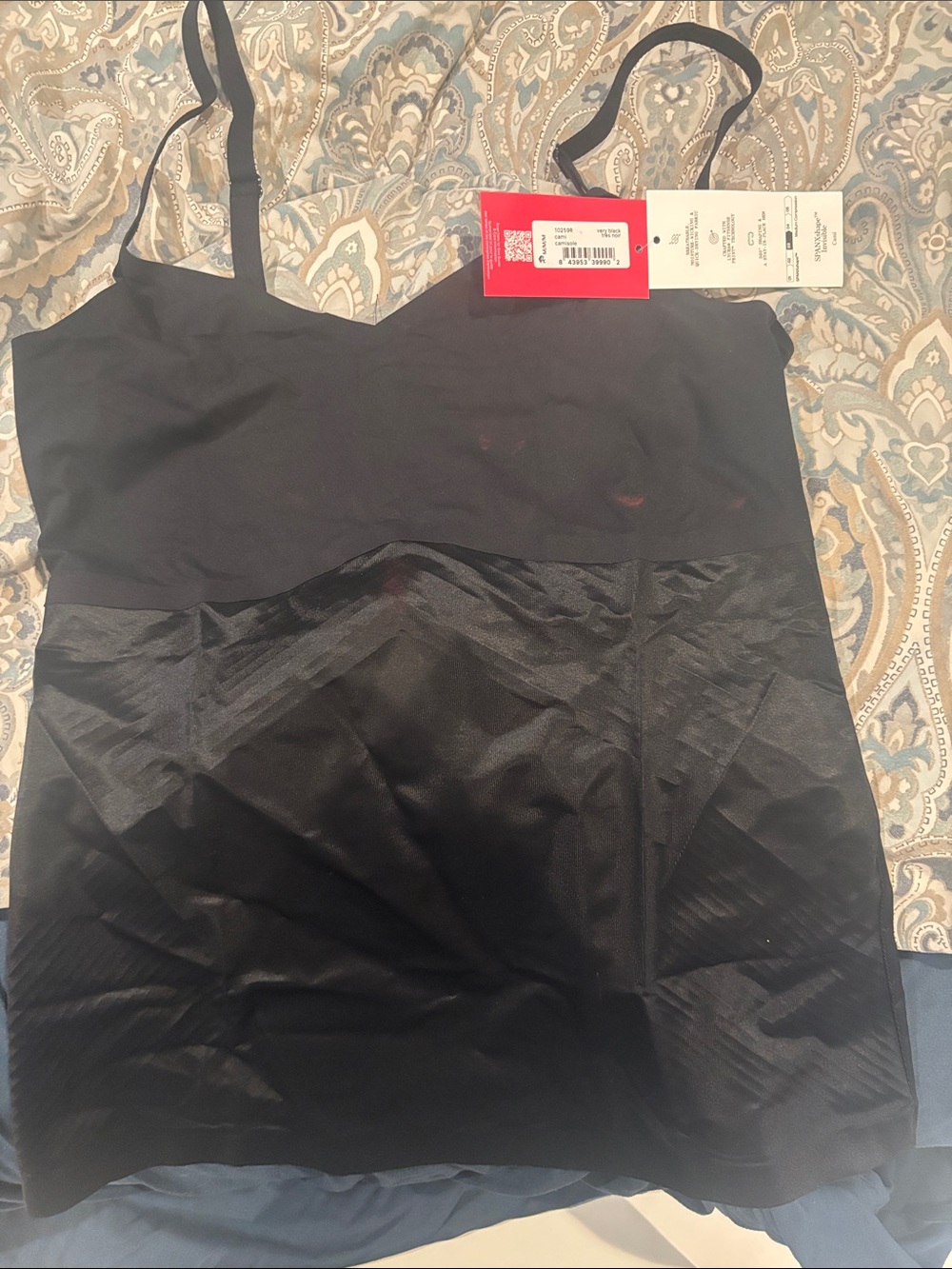 SPANX Black Shapewear Slip with Adjustable Straps